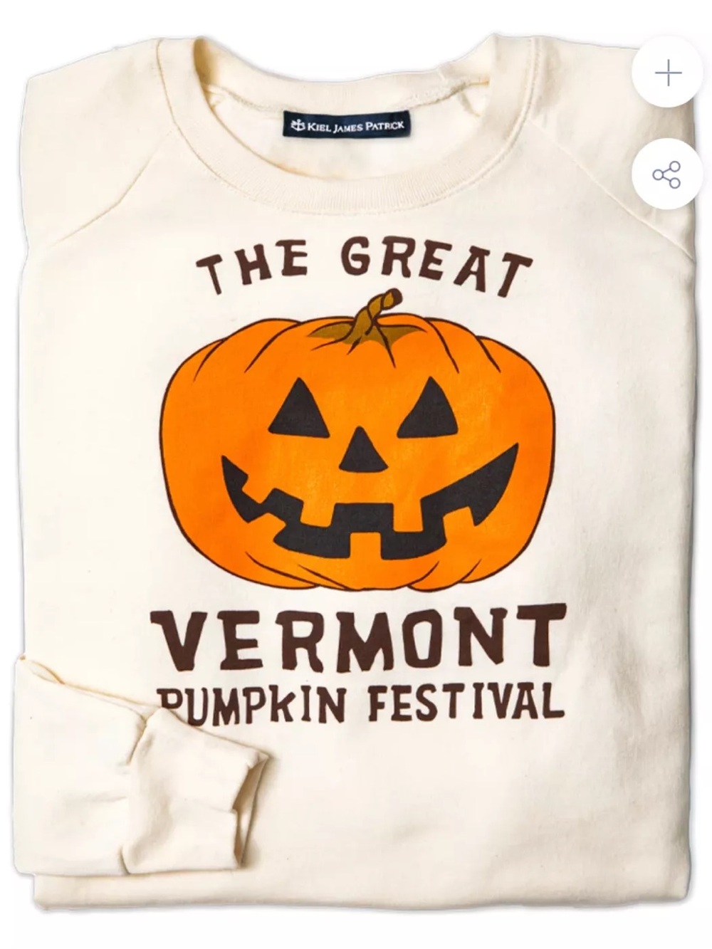Kiel James Patrick Vermont Pumpkin Festival Sweatshirt